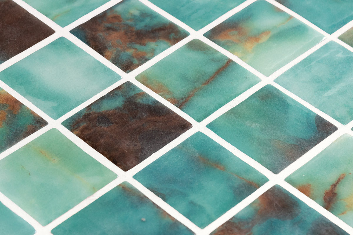 Bahamas Turquoise 2X2 Glossy