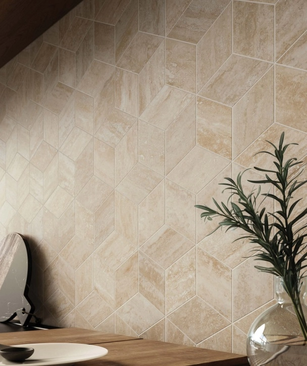 Prestigio  Beige Cube Mosaic Matte