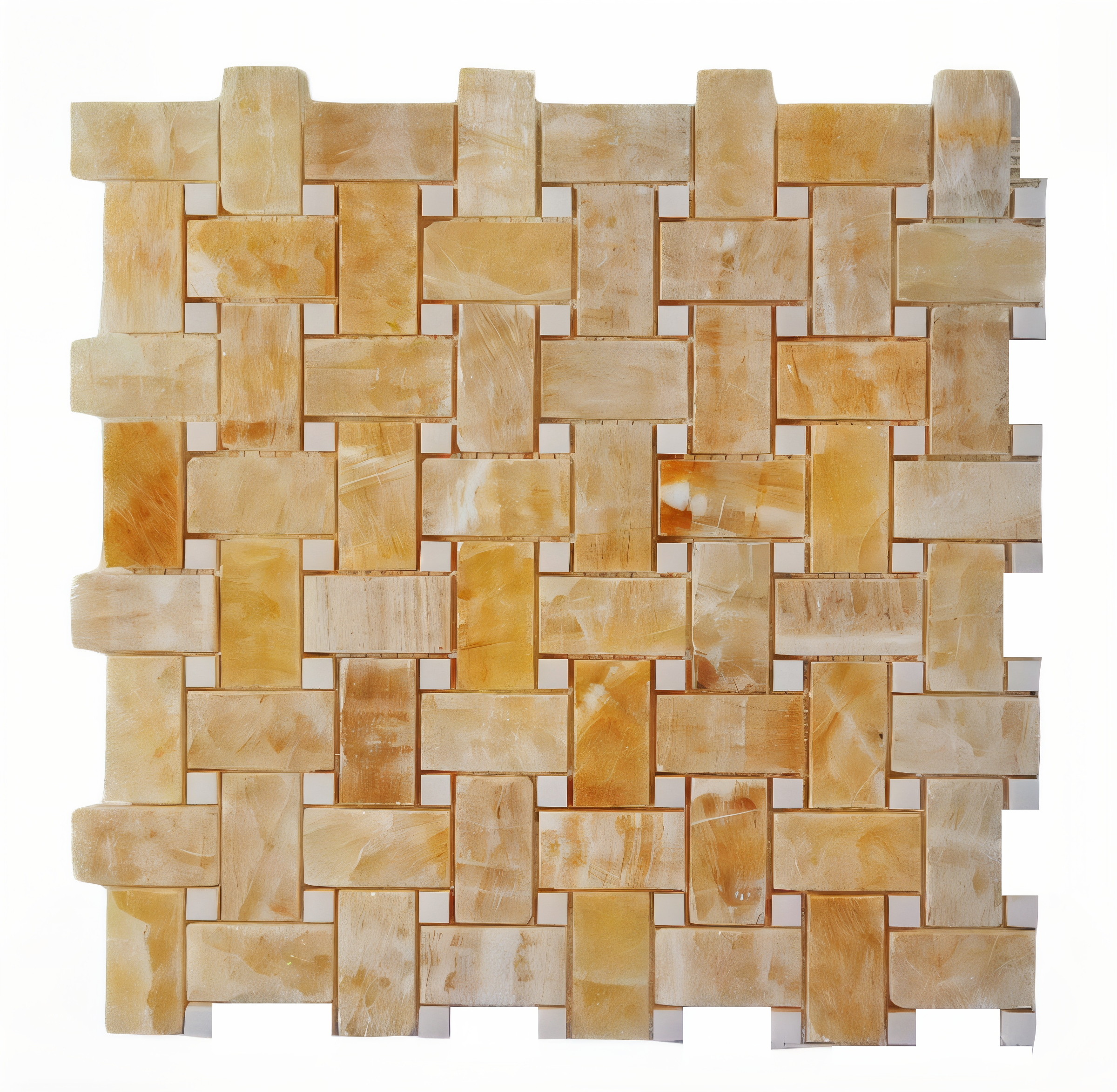 Basketweave Honey Onyx